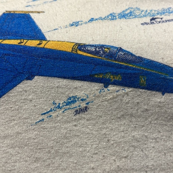 Early 90’s Navy Blue Angels T shirt. Global basic. - Picture 7 of 10